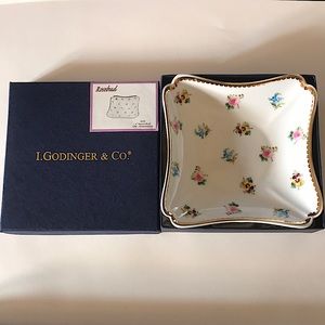 I.Godinger & Co. Rosebud 5” Square Bowl